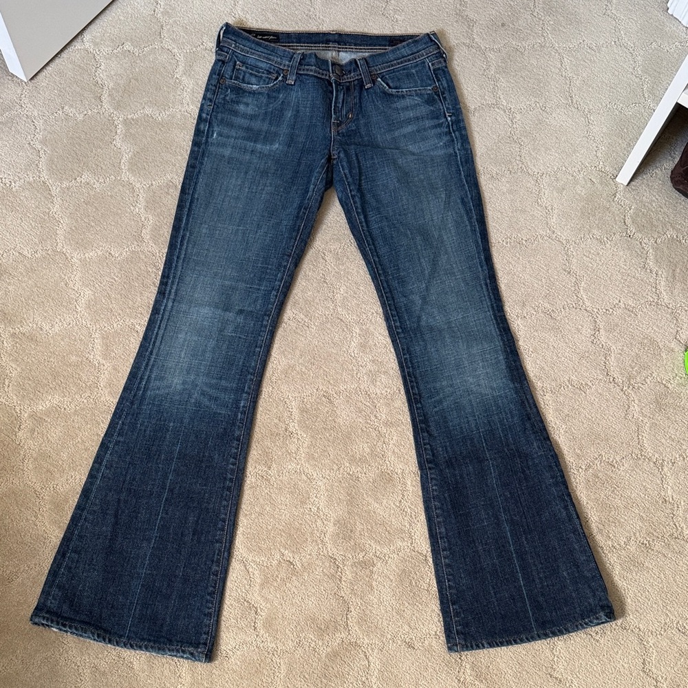 Citizens of Humanity Ingrid Stretch Low Waist Flare Jeans Sz 26